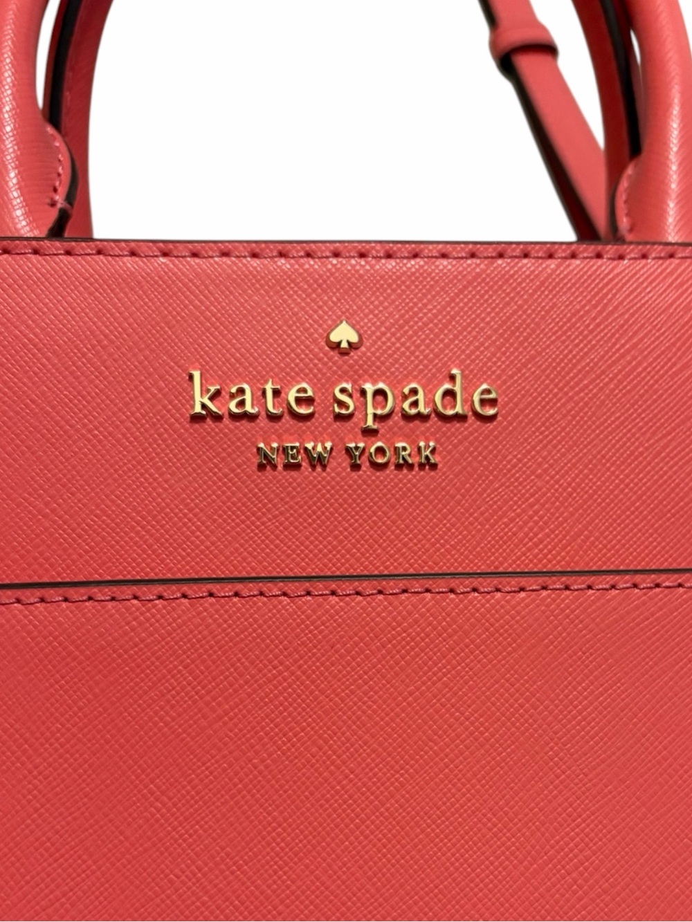 Kate Spade New York Staci Satchel Saffiano Leather with Detachable Strap EUC ♠️